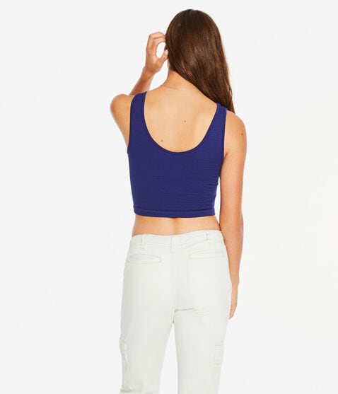 Seamless Wear 2 Ways Cropped Tank Seamless Wear 2 Ways Cropped Tank