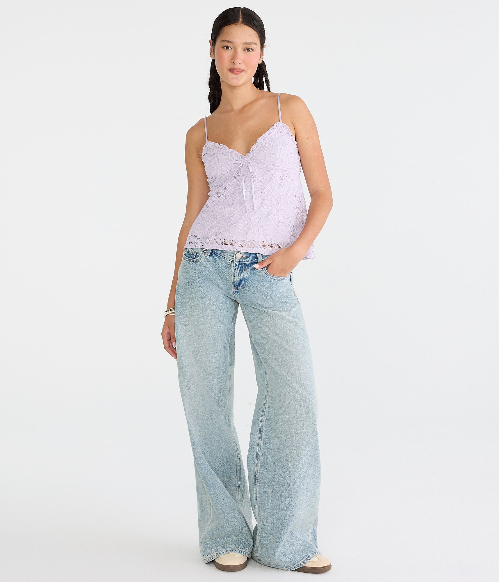 Floral Lace V-Neck Cami