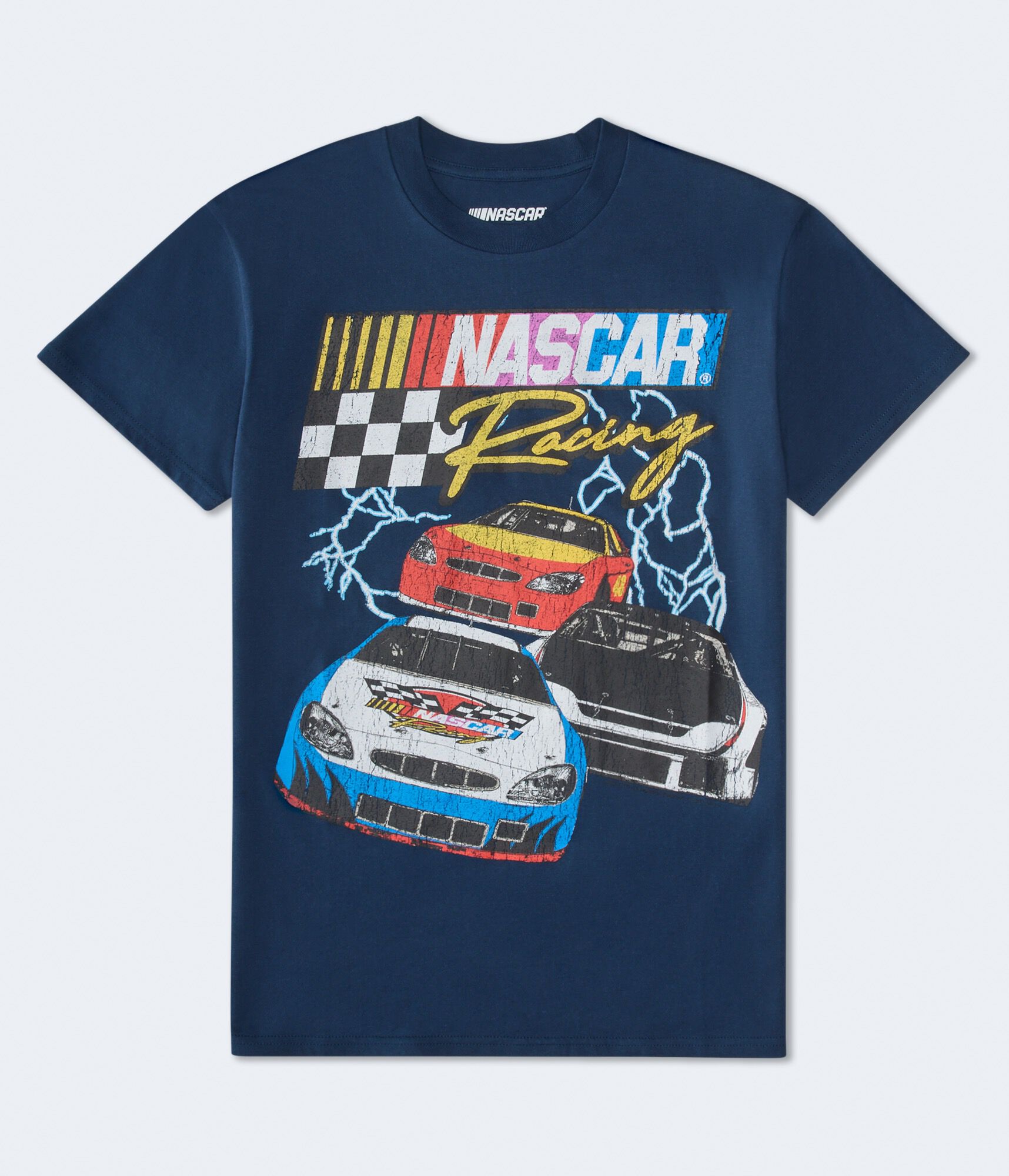 NASCAR Racing Lightning Relaxed Graphic Tee