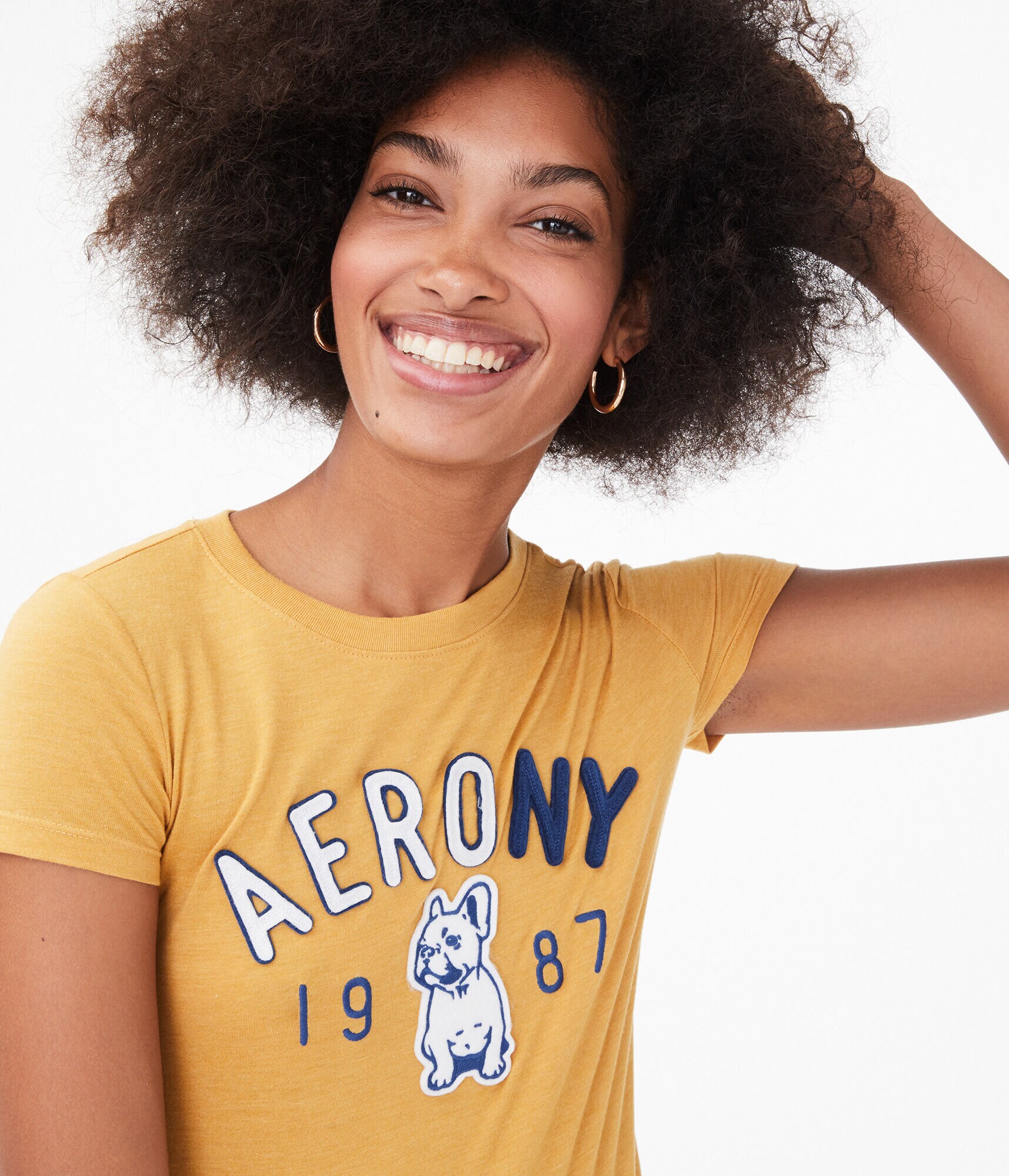 Aero NY French Bulldog Graphic Tee