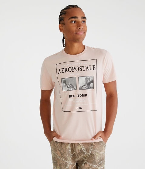 Aeropostale City Scene Graphic Tee Aeropostale City Scene Graphic Tee