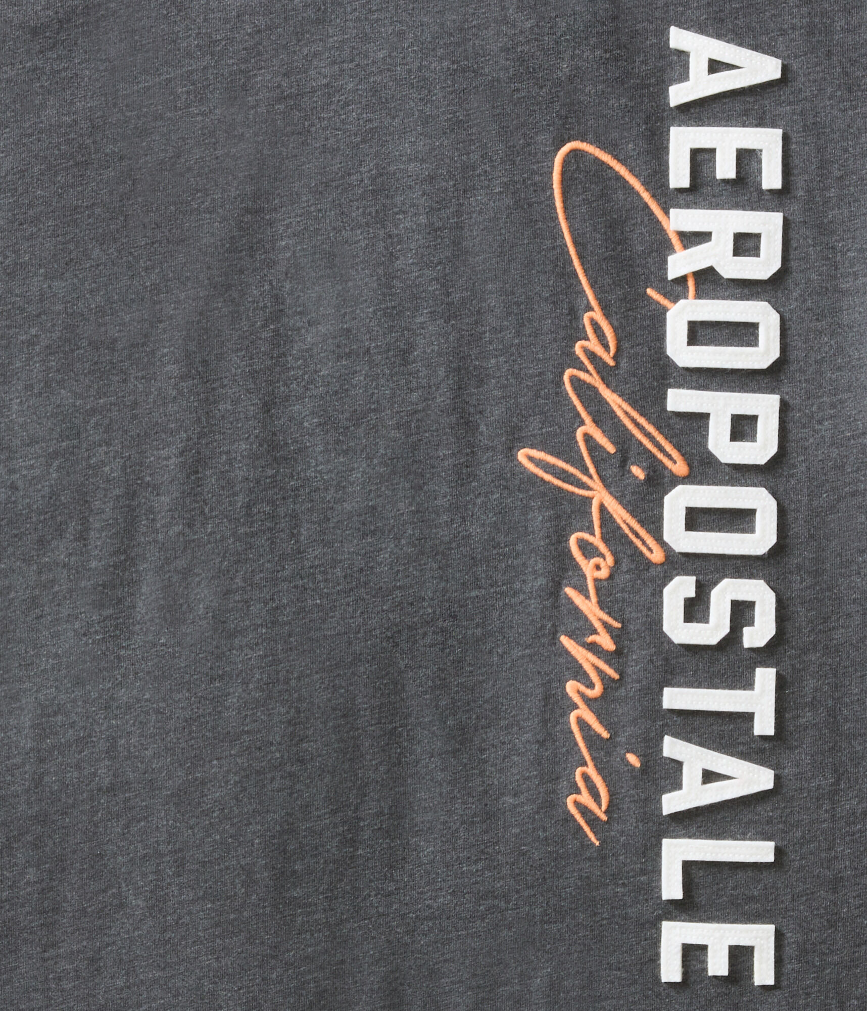 Vertical Aeropostale Appliqu&eacute; Graphic Tee