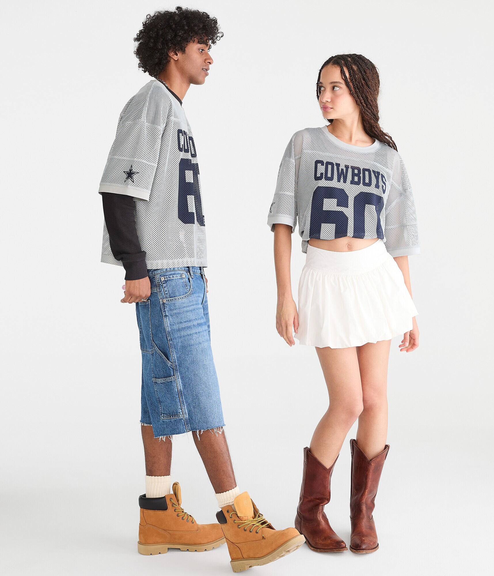 Dallas Cowboys Boxy Mesh Tee
