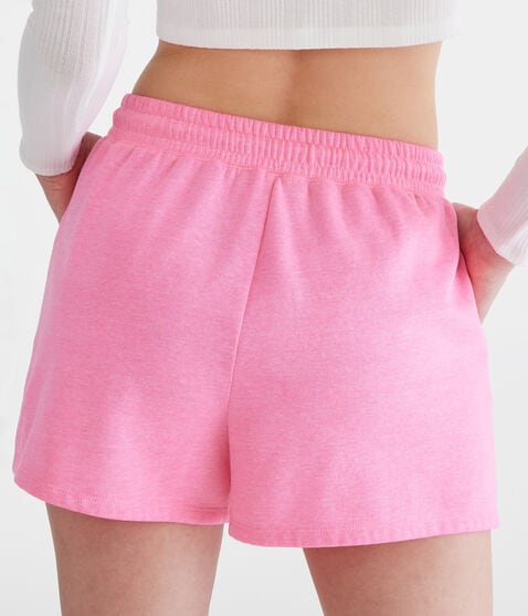 Slouchy High-Rise Fleece Shorts