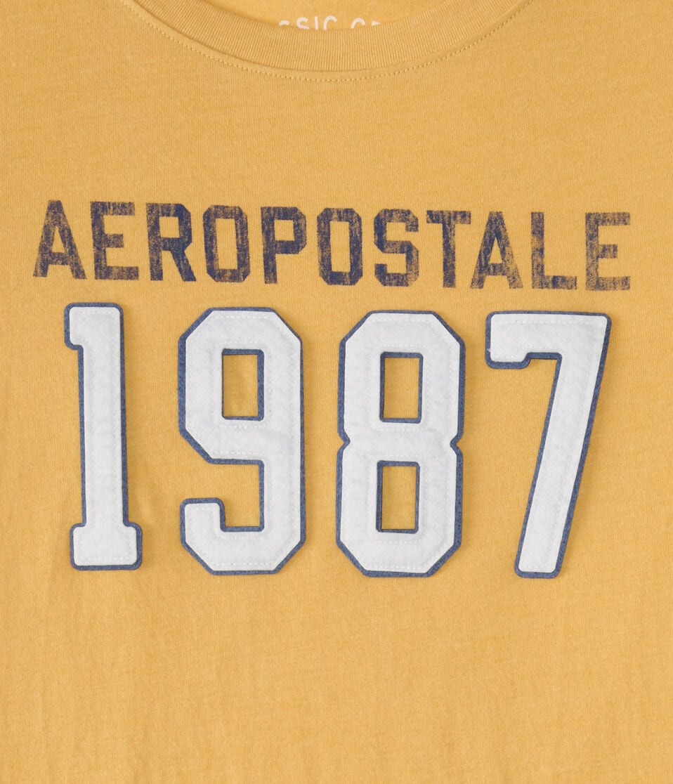 Aeropostale 1987 Appliqué Graphic Tee