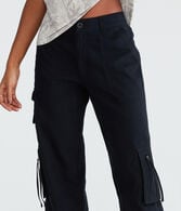Mid-Rise Straight Utility Cargo Pants