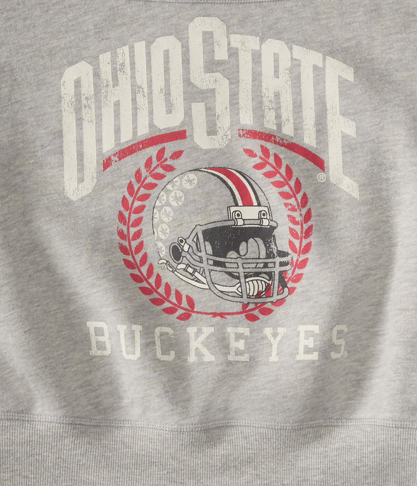 Ohio State Buckeyes Cropped Off-The-Shoulder Sweatshirt