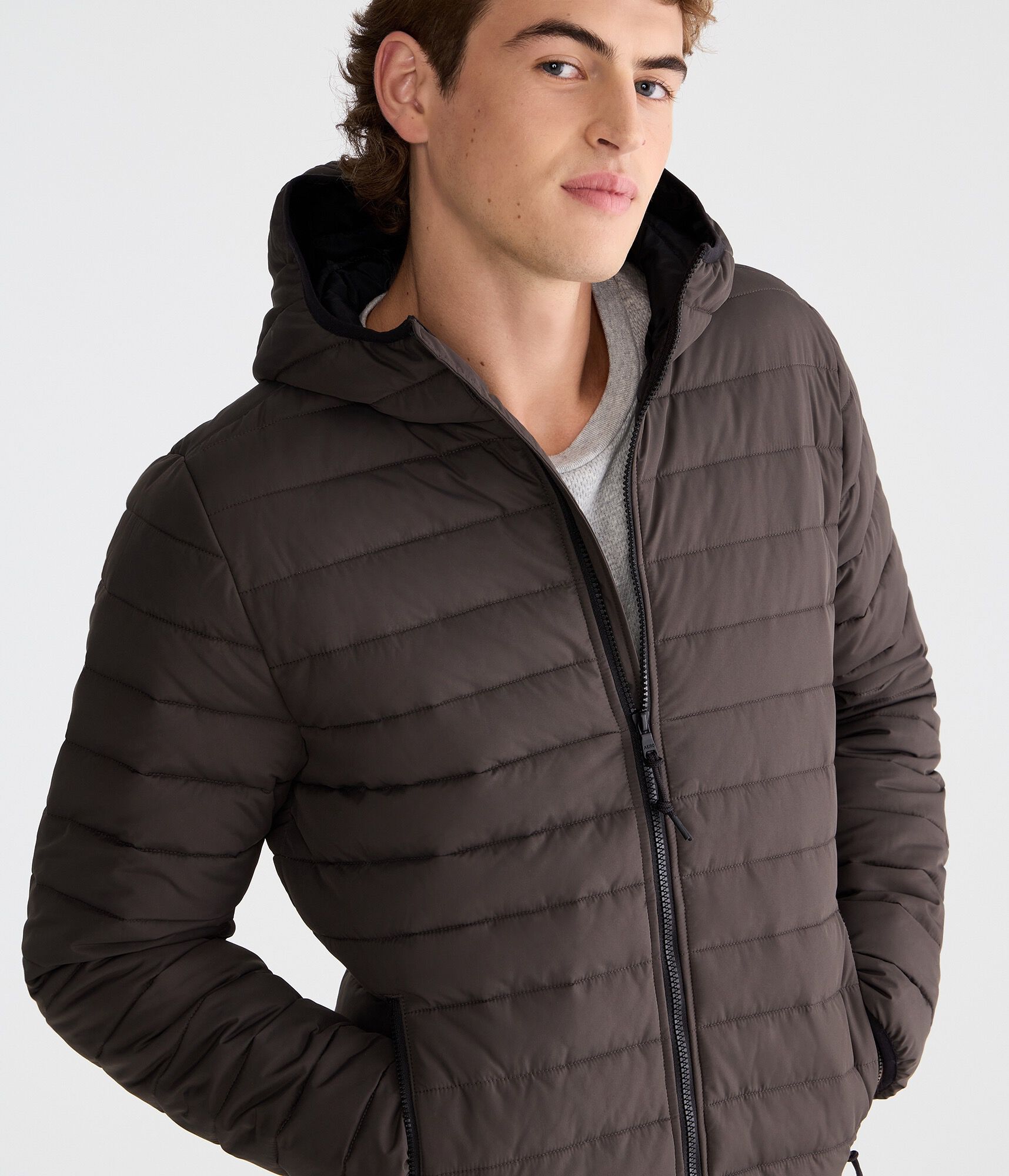 Hooded Midweight Puffer Jacket