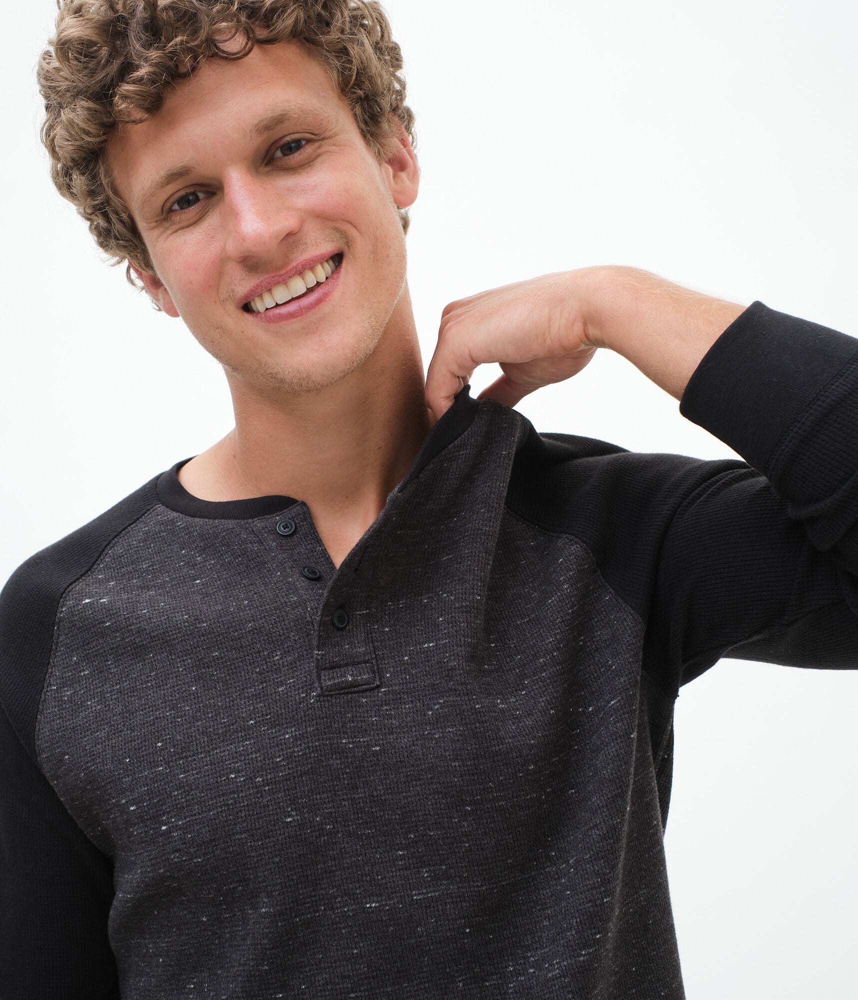 Download aeropostale mens long sleeve raglan henley | eBay