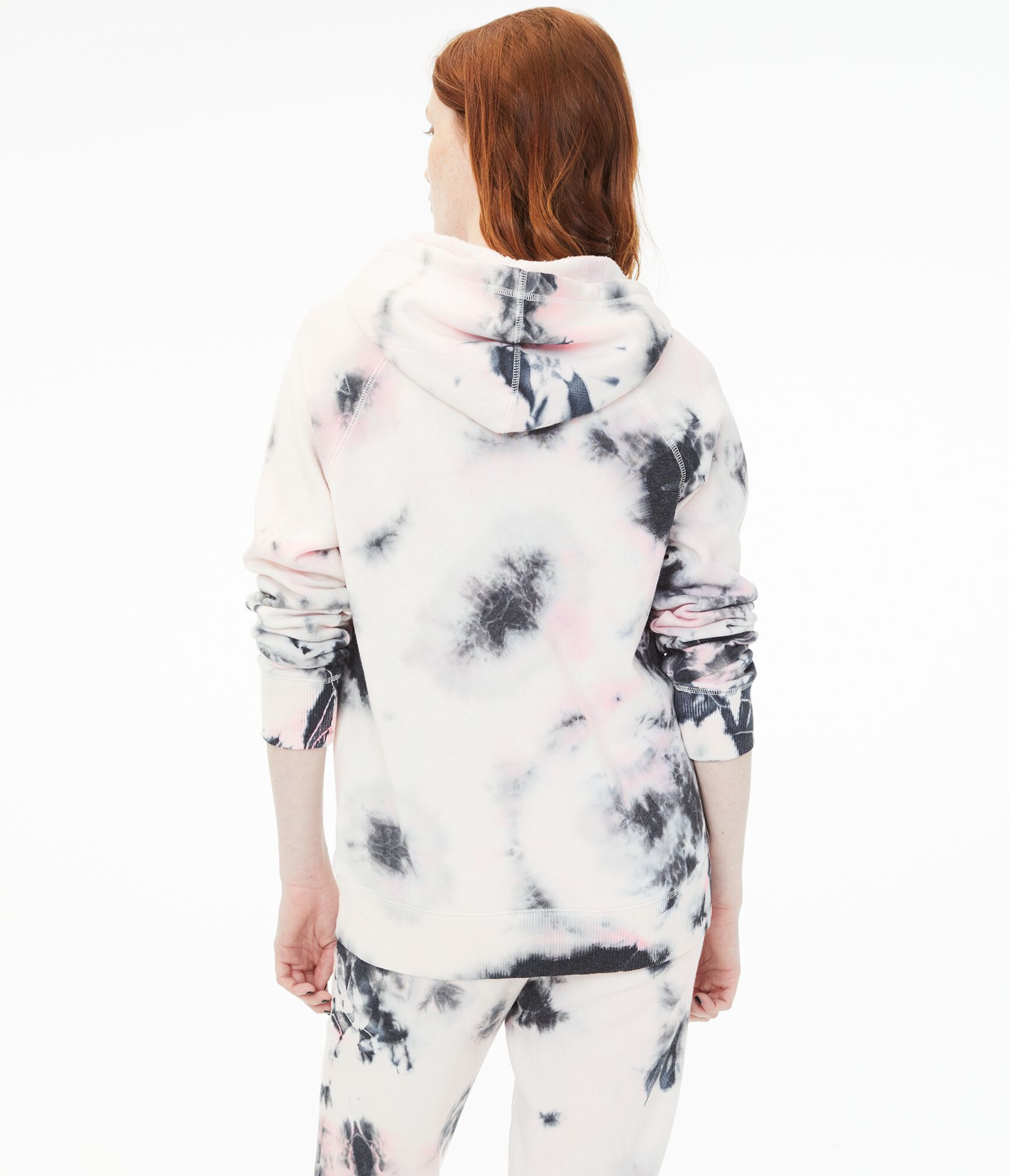 Tie-Dye Oversized Pullover Hoodie