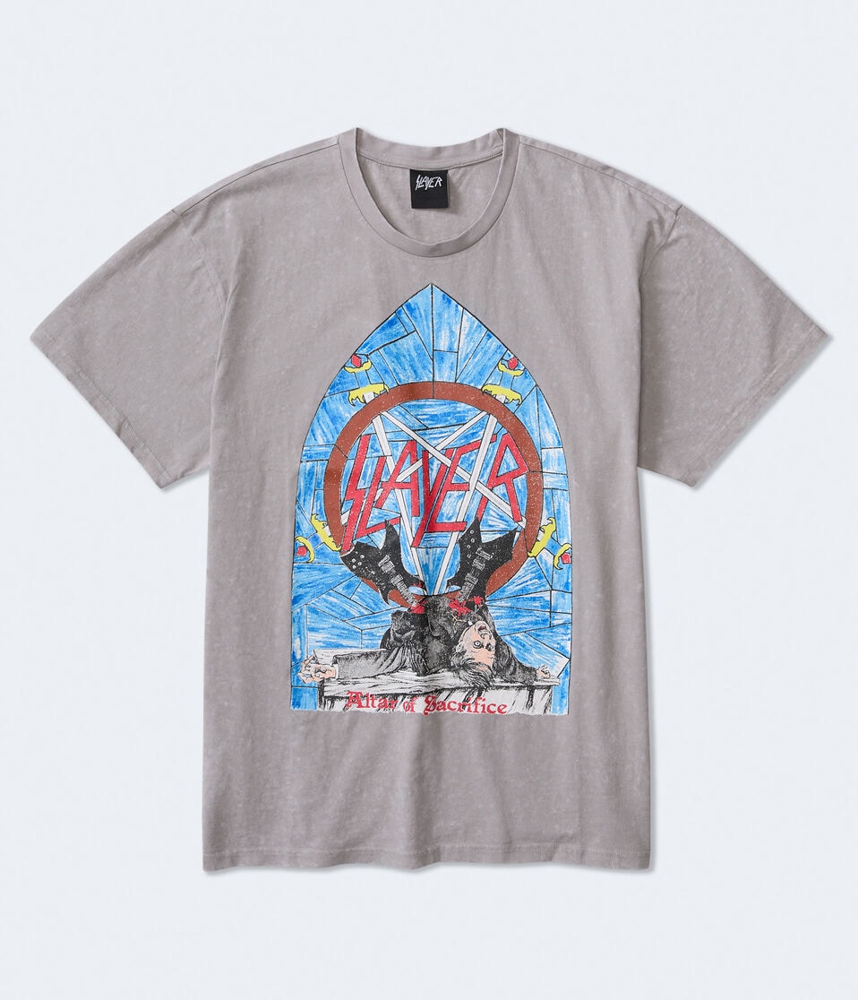 Slayer Altar Of Sacrifice Relaxed Graphic Tee