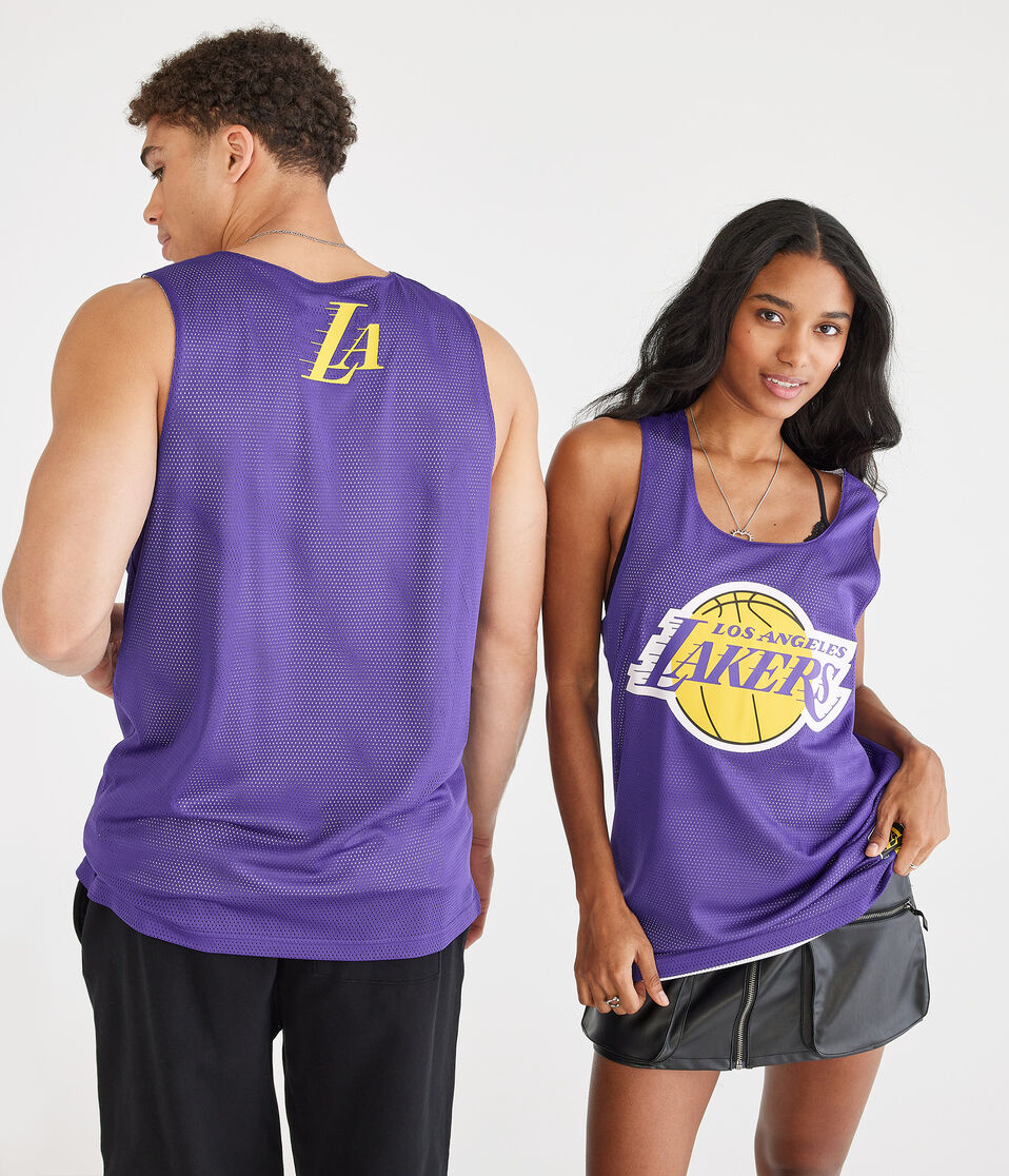 Los Angeles Lakers Reversible Relaxed Mesh Tank