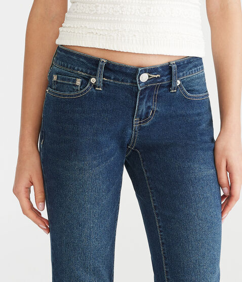Super Low-Rise Flare Butterfly Pocket Jean Super Low-Rise Flare Butterfly Pocket Jean