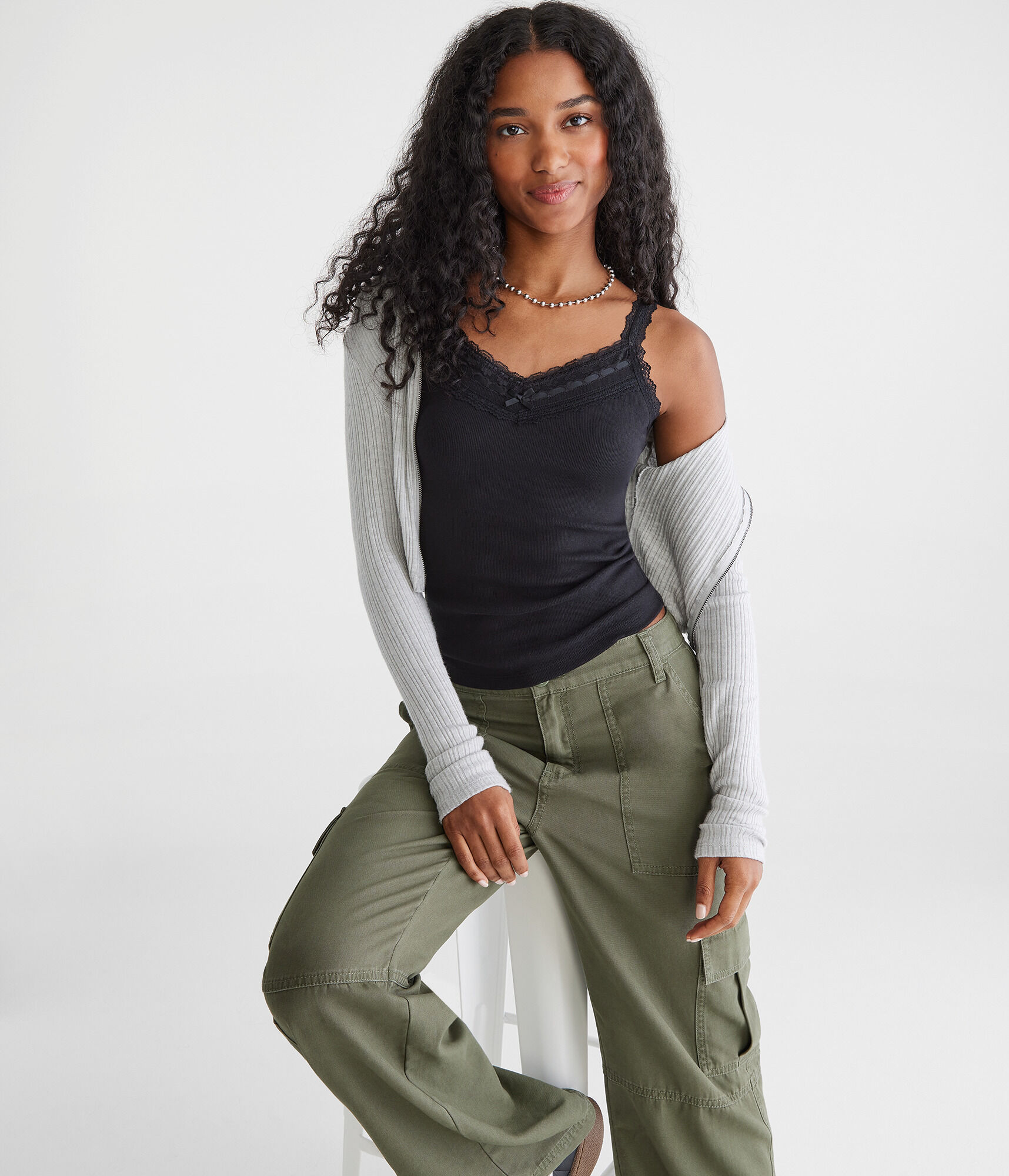 Seriously Soft Lace V-Neck Tank