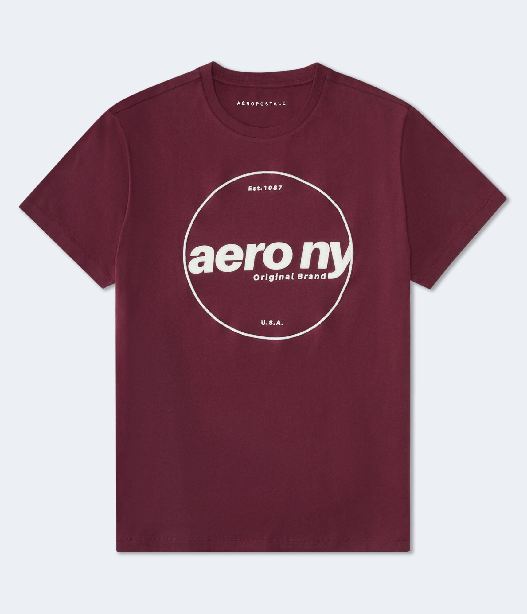 Aero NY Circle Appliqué Graphic Tee