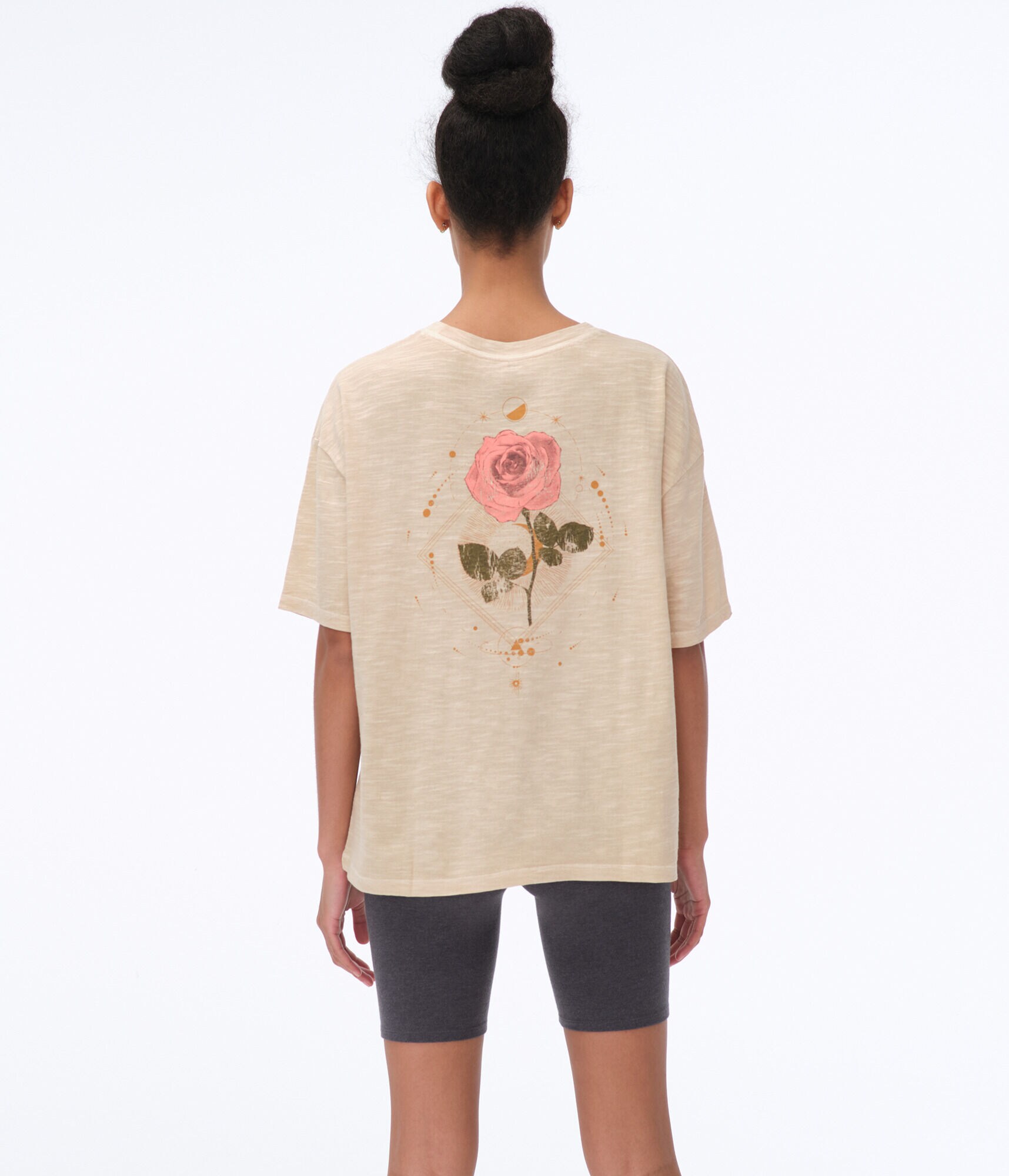 Celestial Rose Boyfriend Graphic Tee