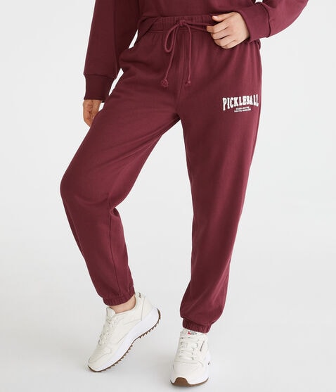 Pickleball Slouchy High-Rise Cinched Sweatpants
