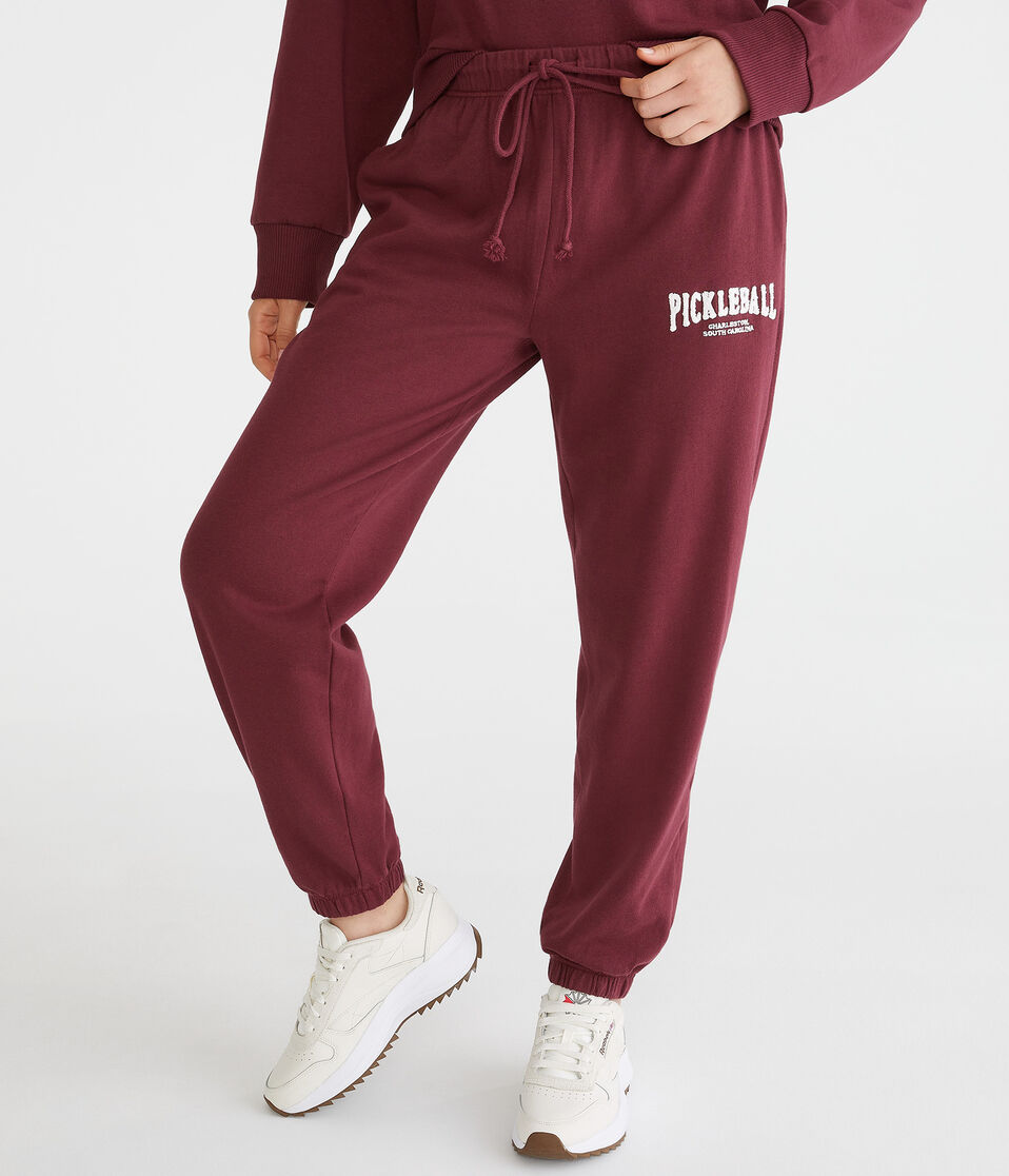 Pickleball Slouchy High-Rise Cinched Sweatpants