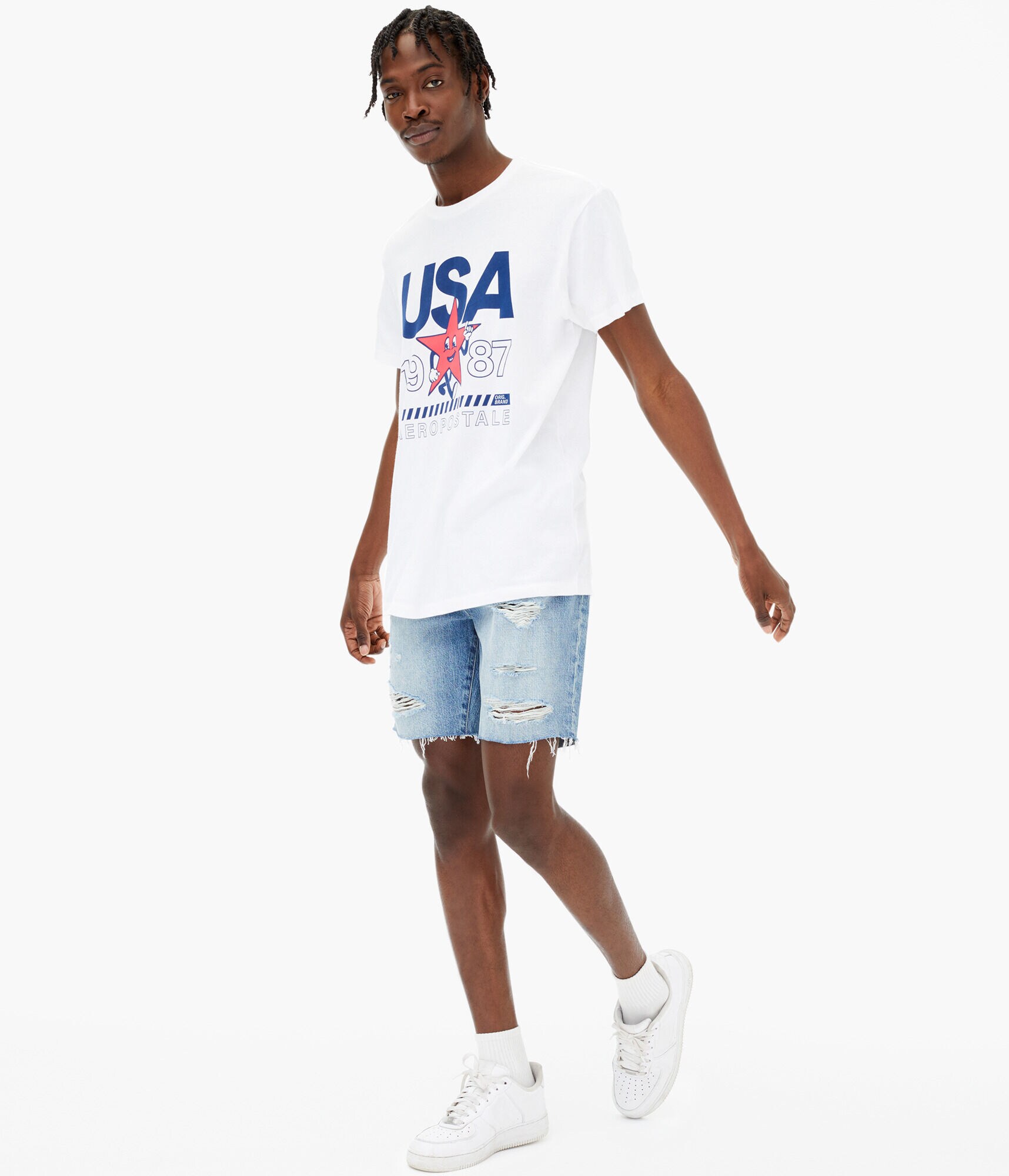 Aeropostale USA Star Graphic Tee