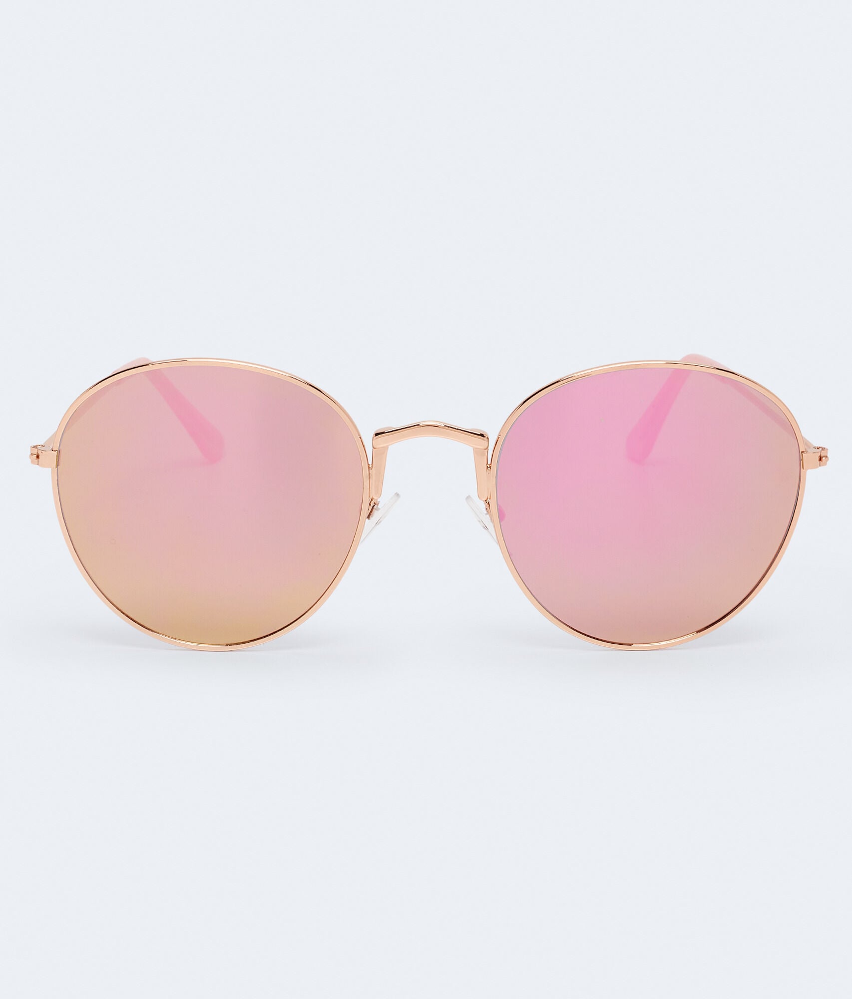 Round Mirrored Sunglasses