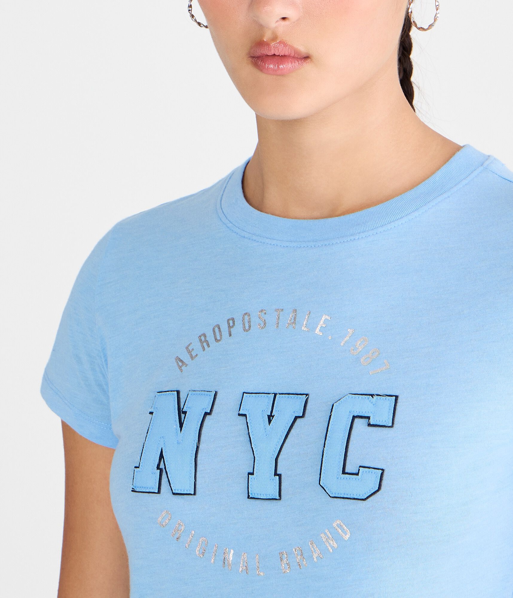 Aero NYC Appliqu&eacute; Graphic Tee