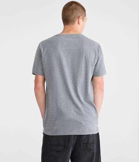 Aeropostale 1987 Box Logo Appliqué Graphic Tee Aeropostale 1987 Box Logo Appliqué Graphic Tee