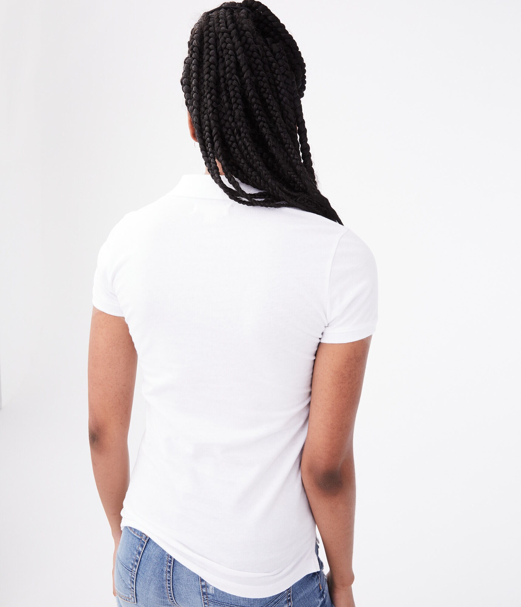 Aero Script Graphic Jersey Polo***