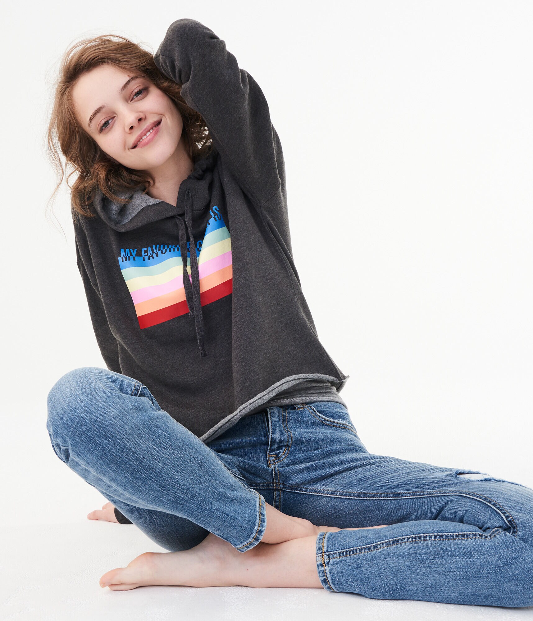 My Favorite Color Is Rainbow Pullover Hoodie