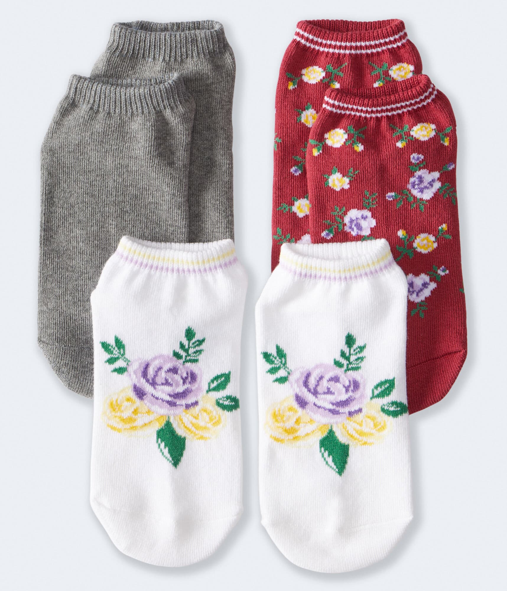 Roses Ankle Sock 3-Pack