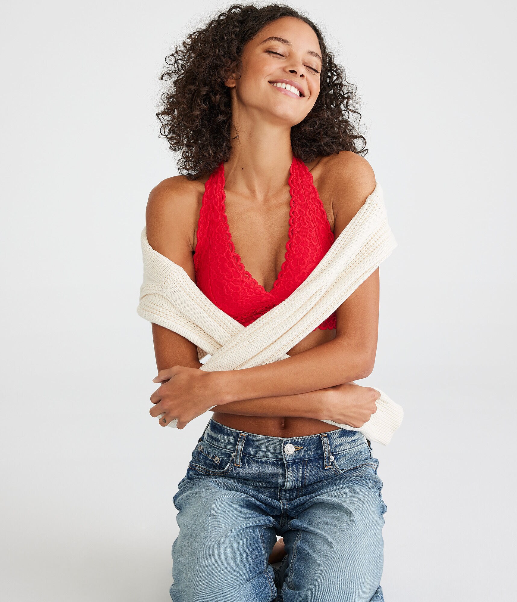 Lace Halter Bralette