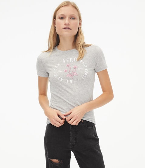 Aero Circle Floral Graphic Tee Aero Circle Floral Graphic Tee
