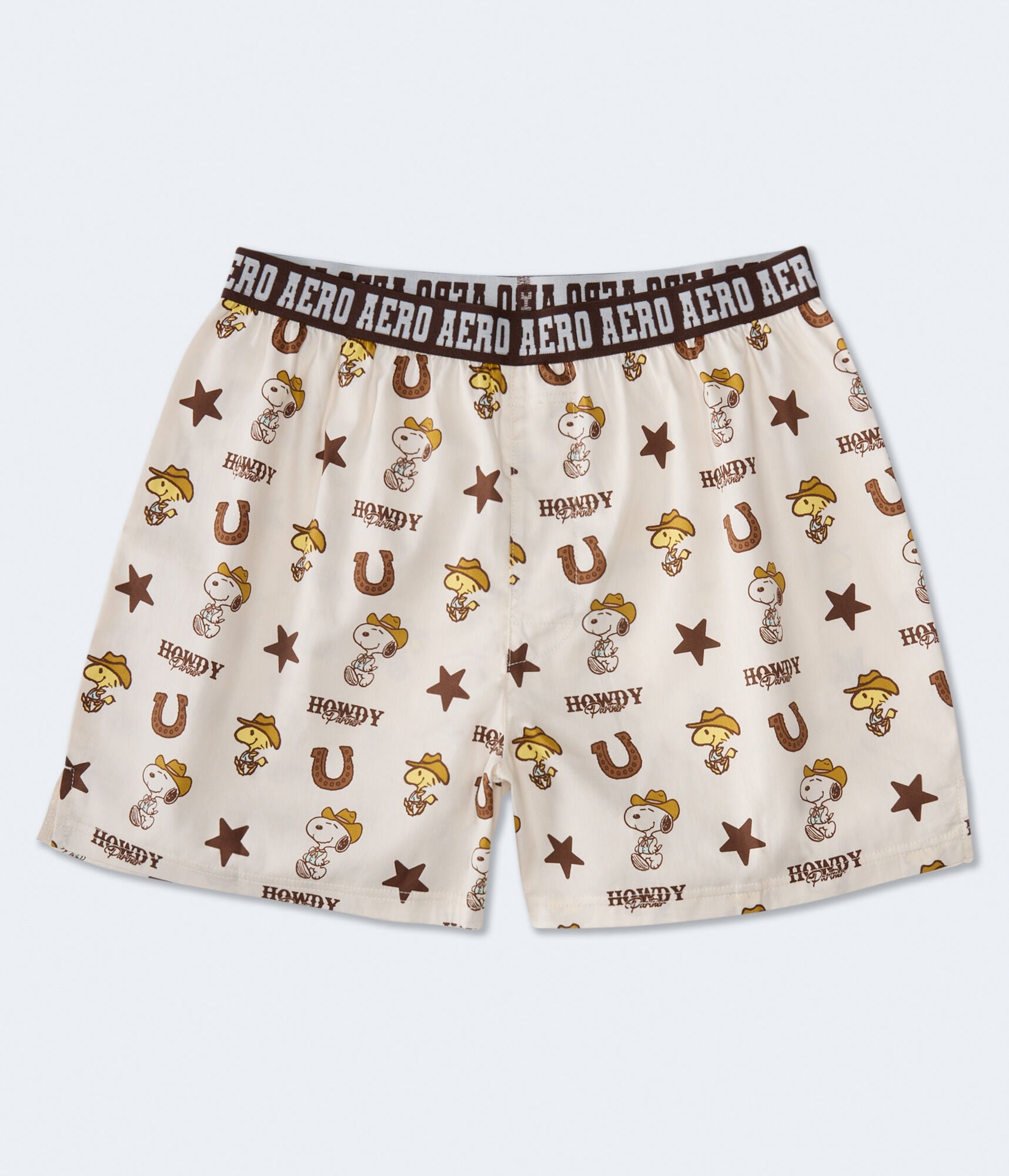 Peanuts® | Aéropostale Western Snoopy Howdy Partner 4" Woven Boxers