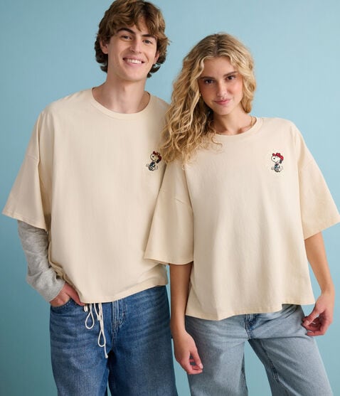 Peanuts® | Aéropostale Western Snoopy Cactus Boxy Graphic Tee Peanuts® | Aéropostale Western Snoopy Cactus Boxy Graphic Tee