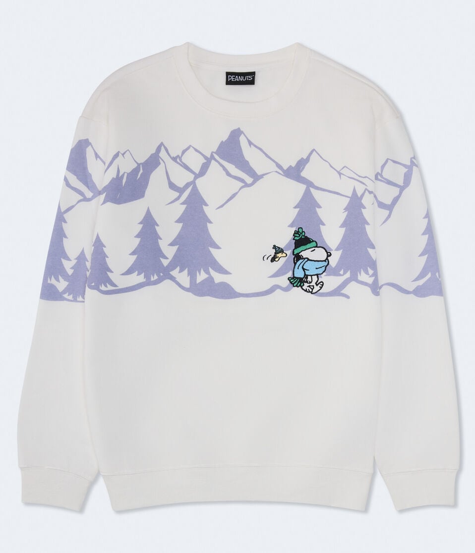 Snoopy In The Mountains Crew Sweatshirt