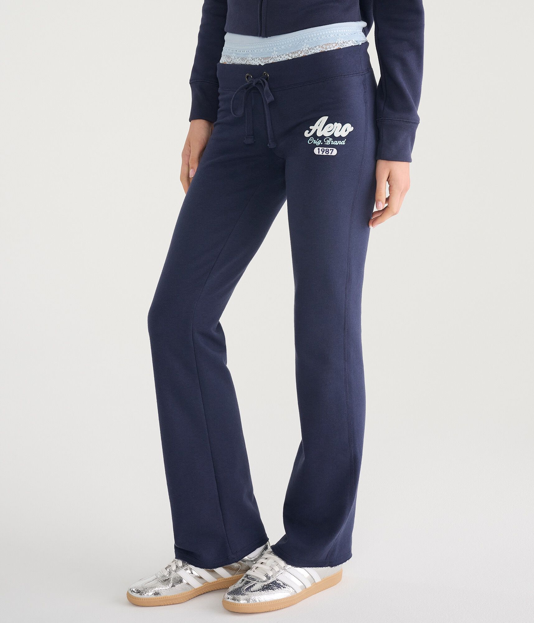 Aero Original Brand Fit &amp; Flare Sweatpants