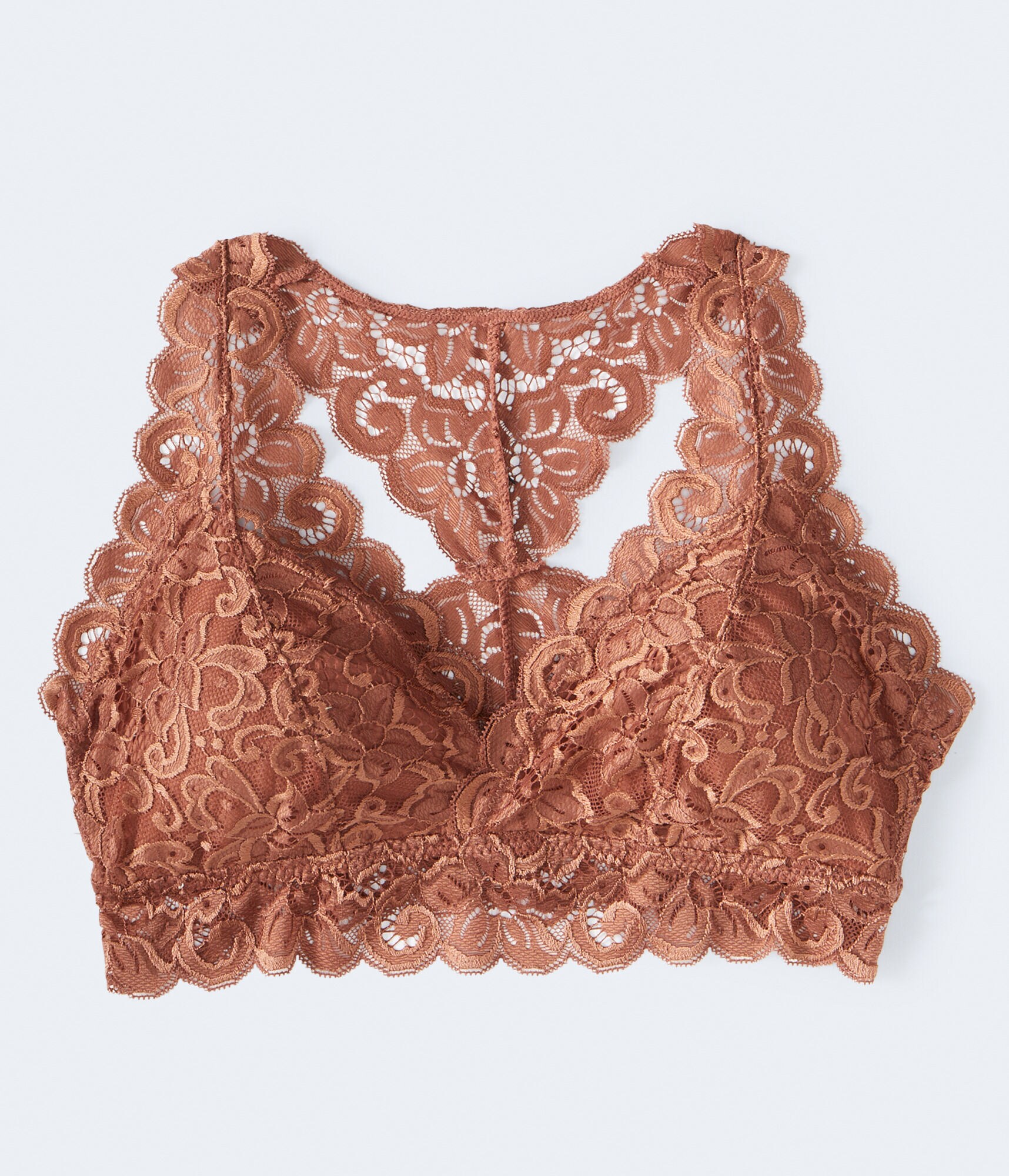 Nude Lace Racerback Bralette