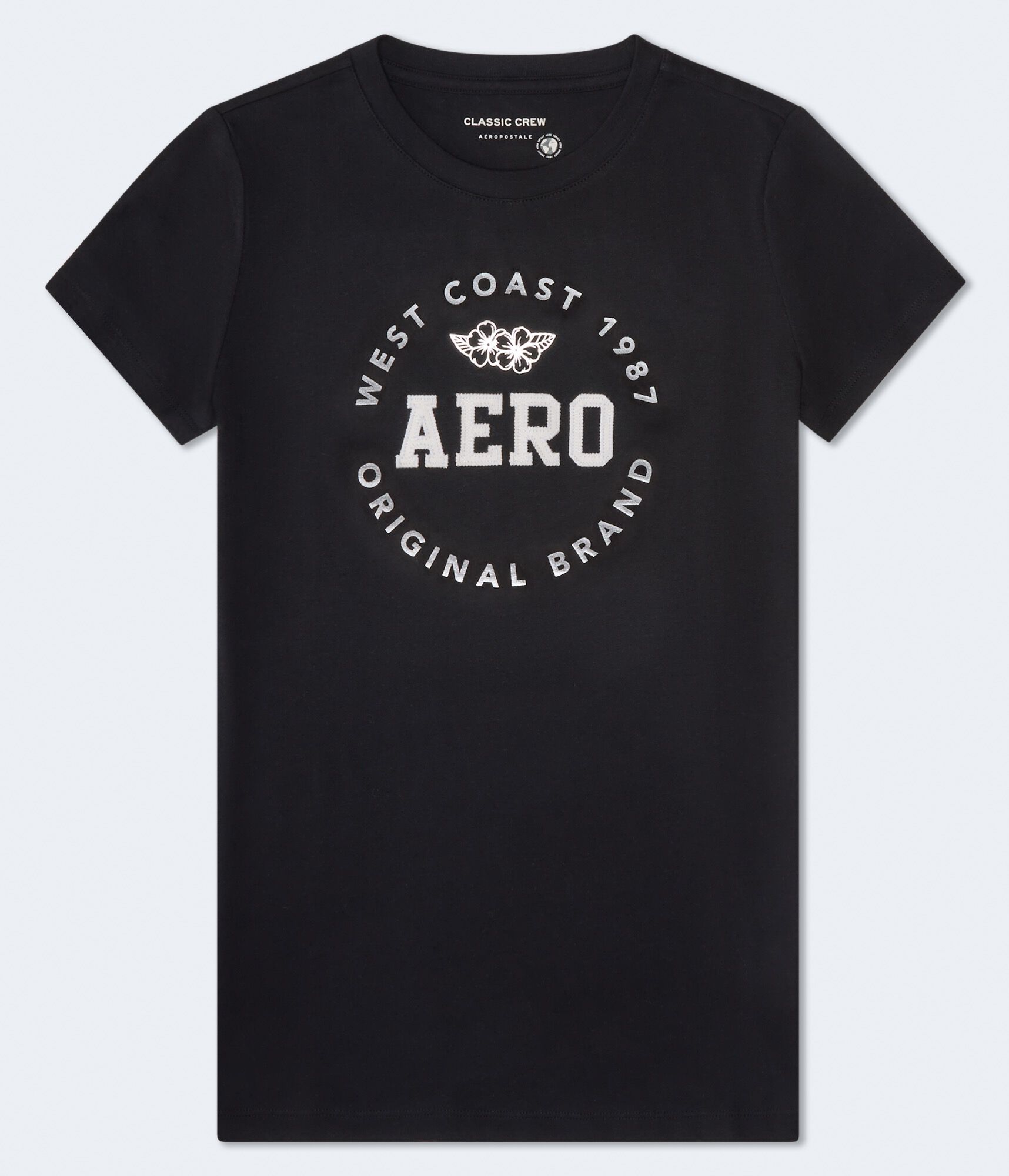 Aero West Coast Appliqu&eacute; Graphic Tee