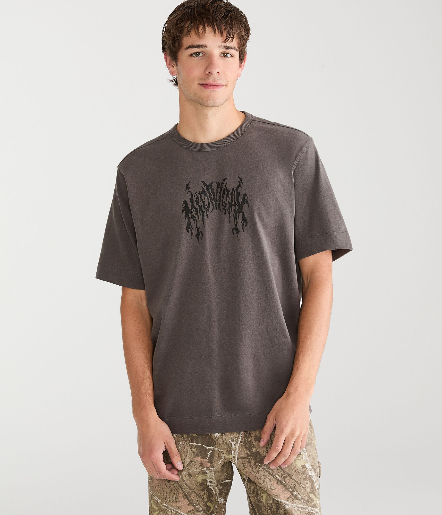 Aeropostale Tribal Tattoo Graphic Tee