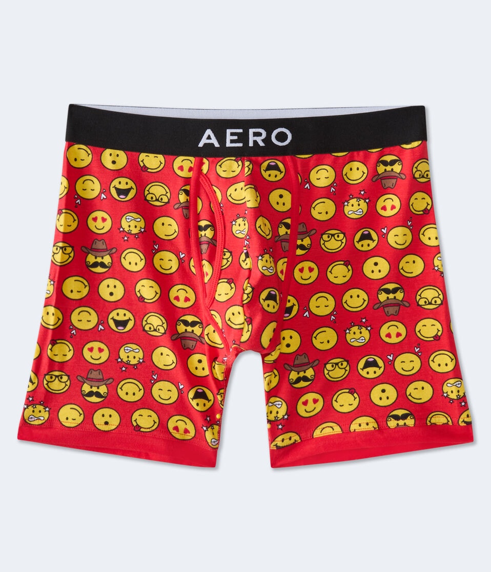 Smiley Faces 6" Knit Boxer Briefs