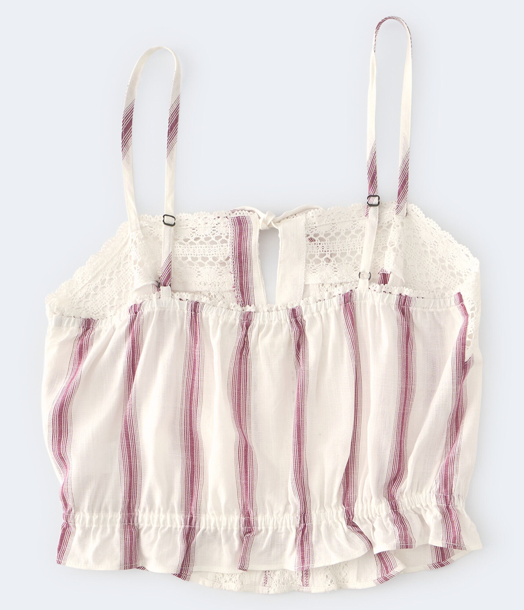 Stripe Crocheted Bubble Top