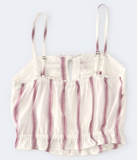 Stripe Crocheted Bubble Top Stripe Crocheted Bubble Top