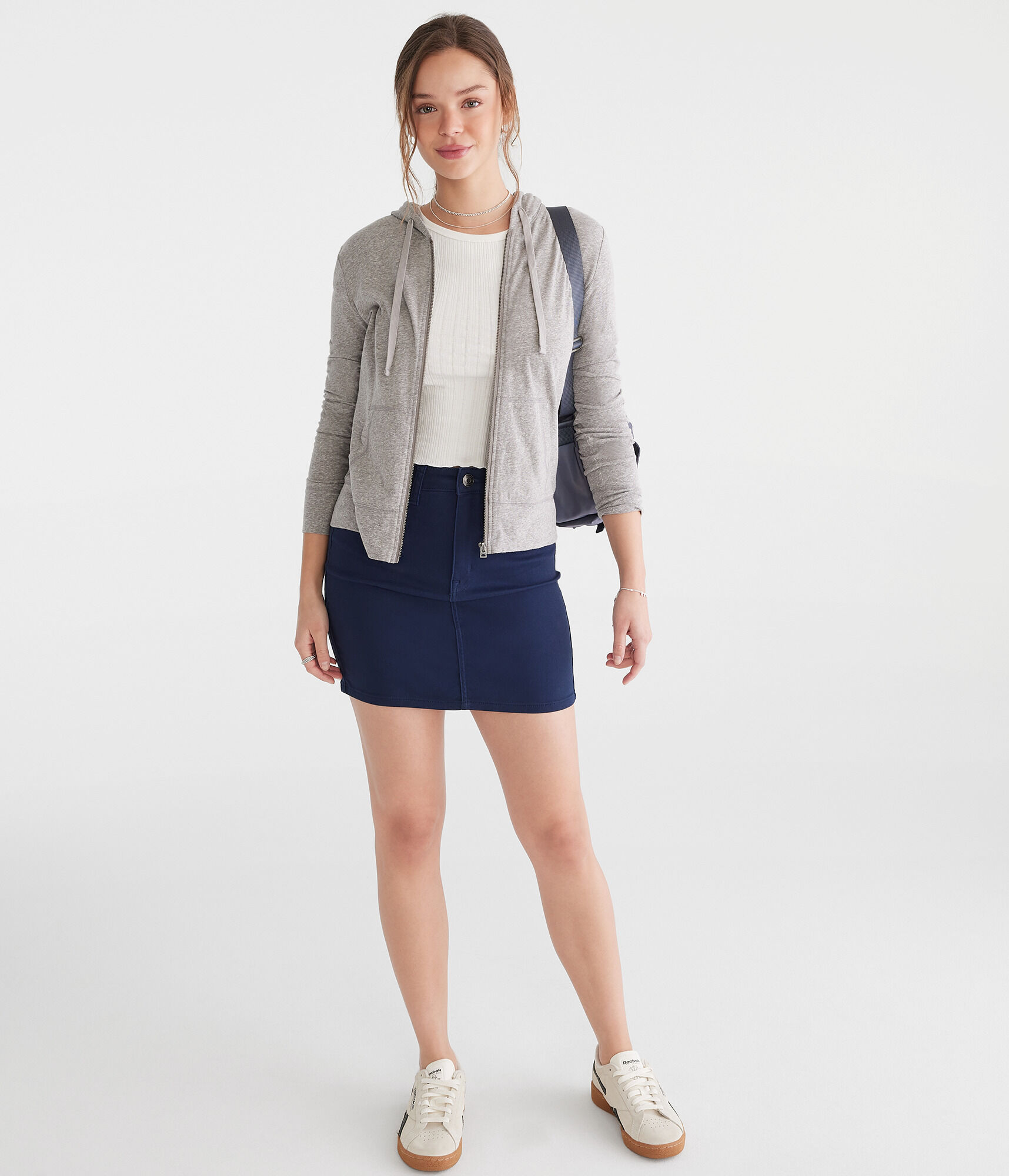 thin zip up
