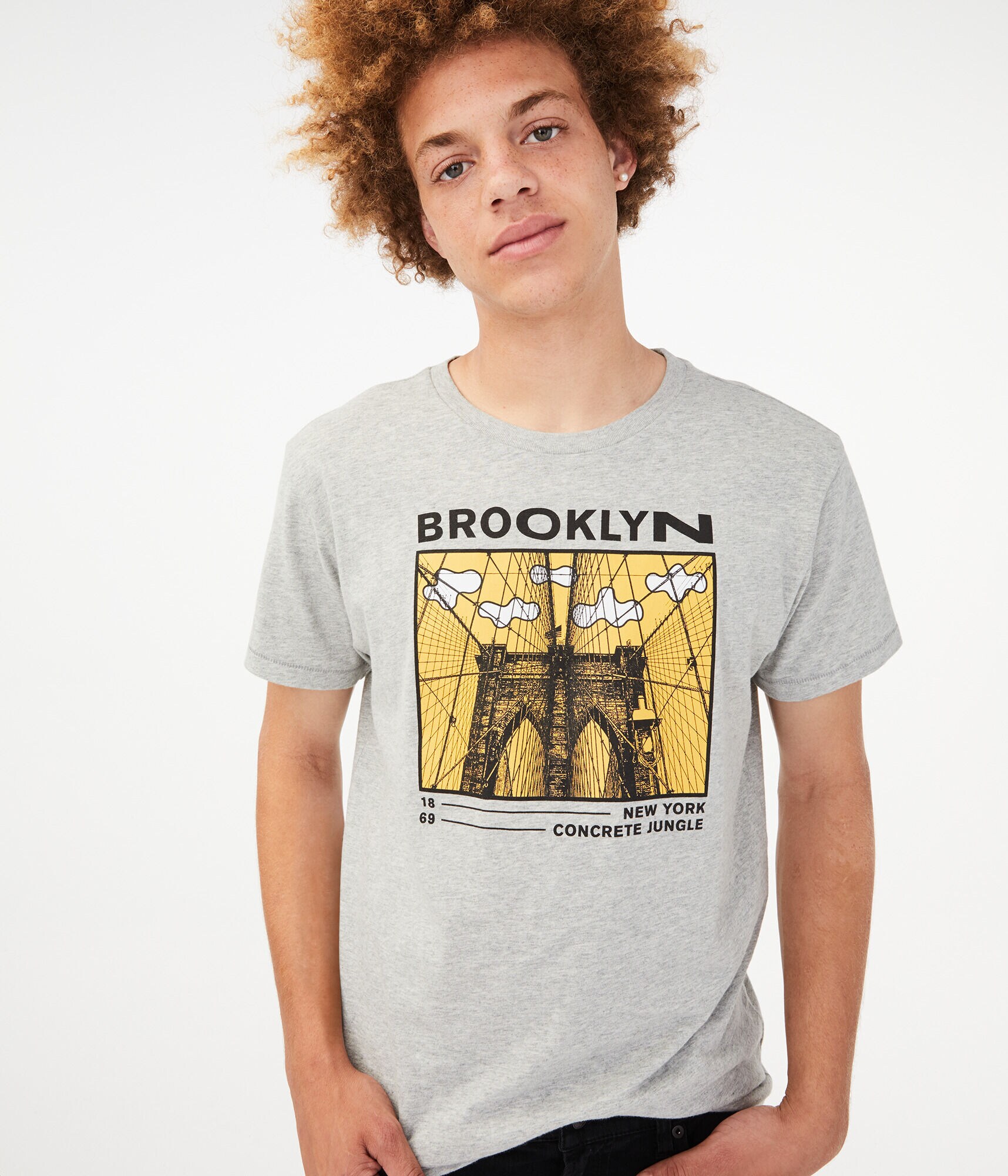 Free State Brooklyn Clouds Graphic Tee