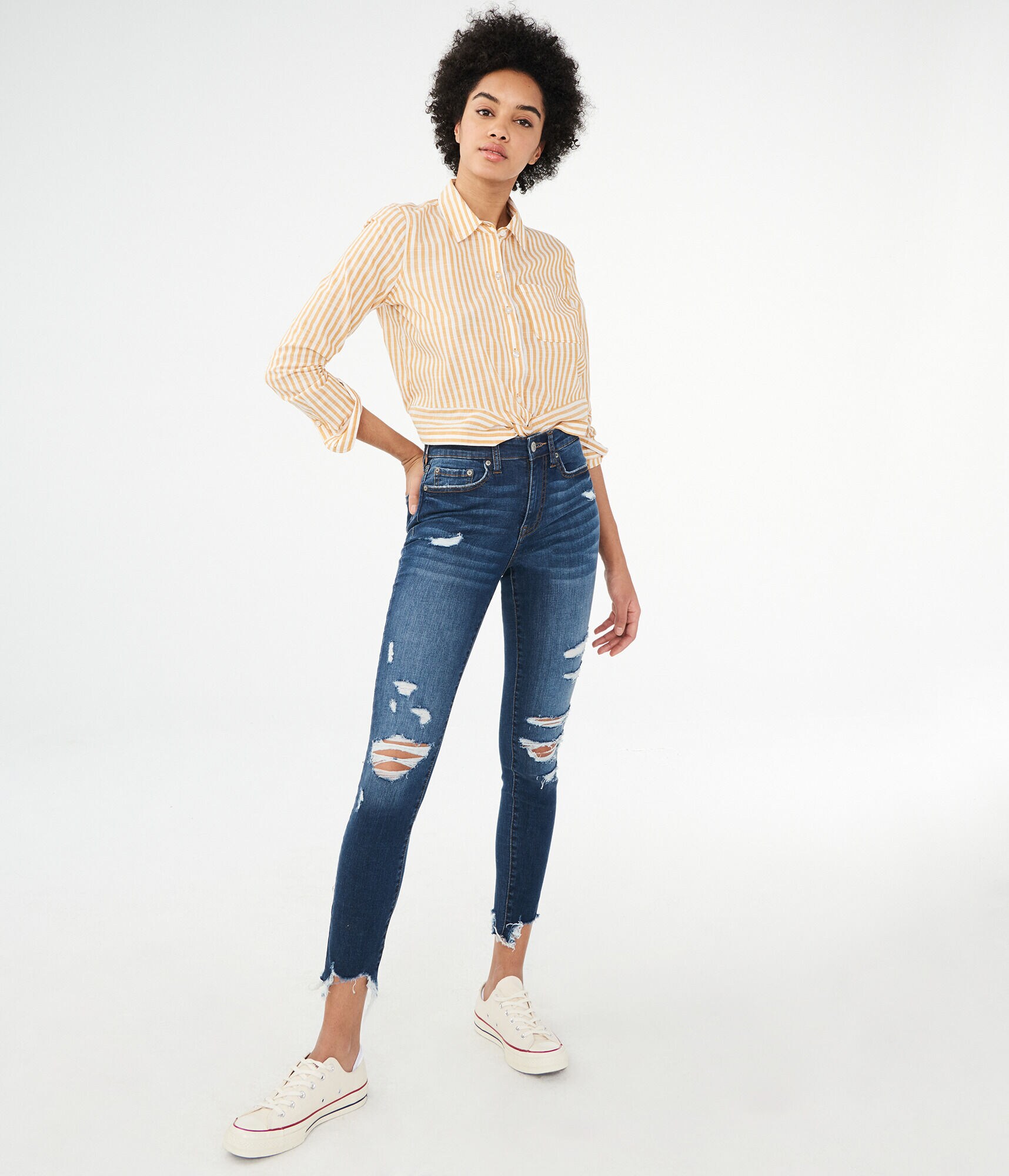 Seriously Stretchy High-Rise Crop Jegging