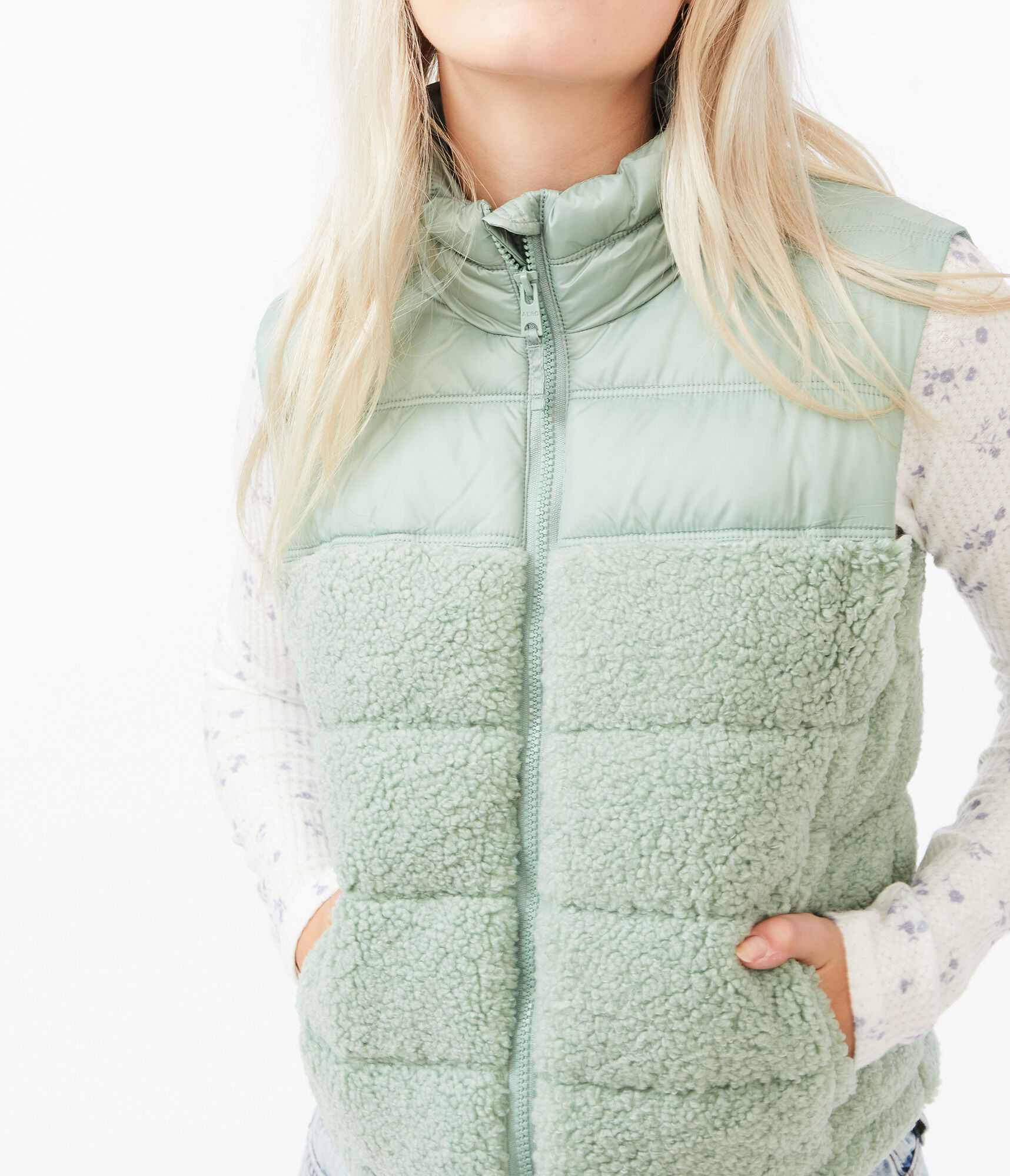 Puffer Sherpa Vest