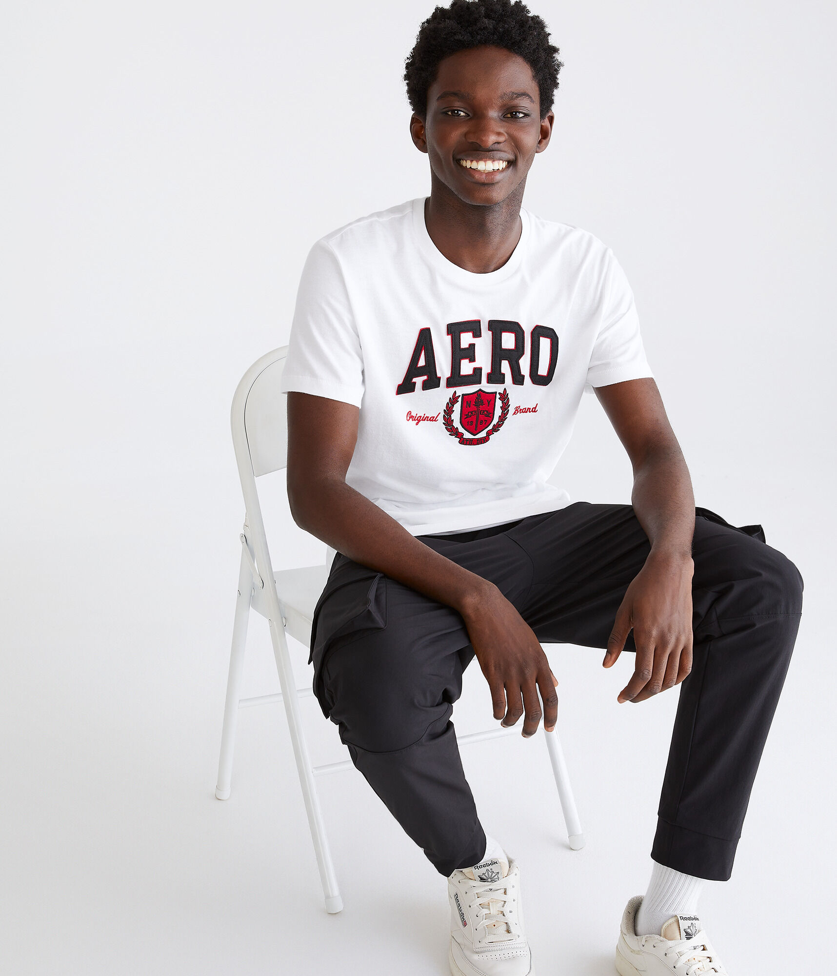 Aero Athletic Crest Appliqué Graphic Tee