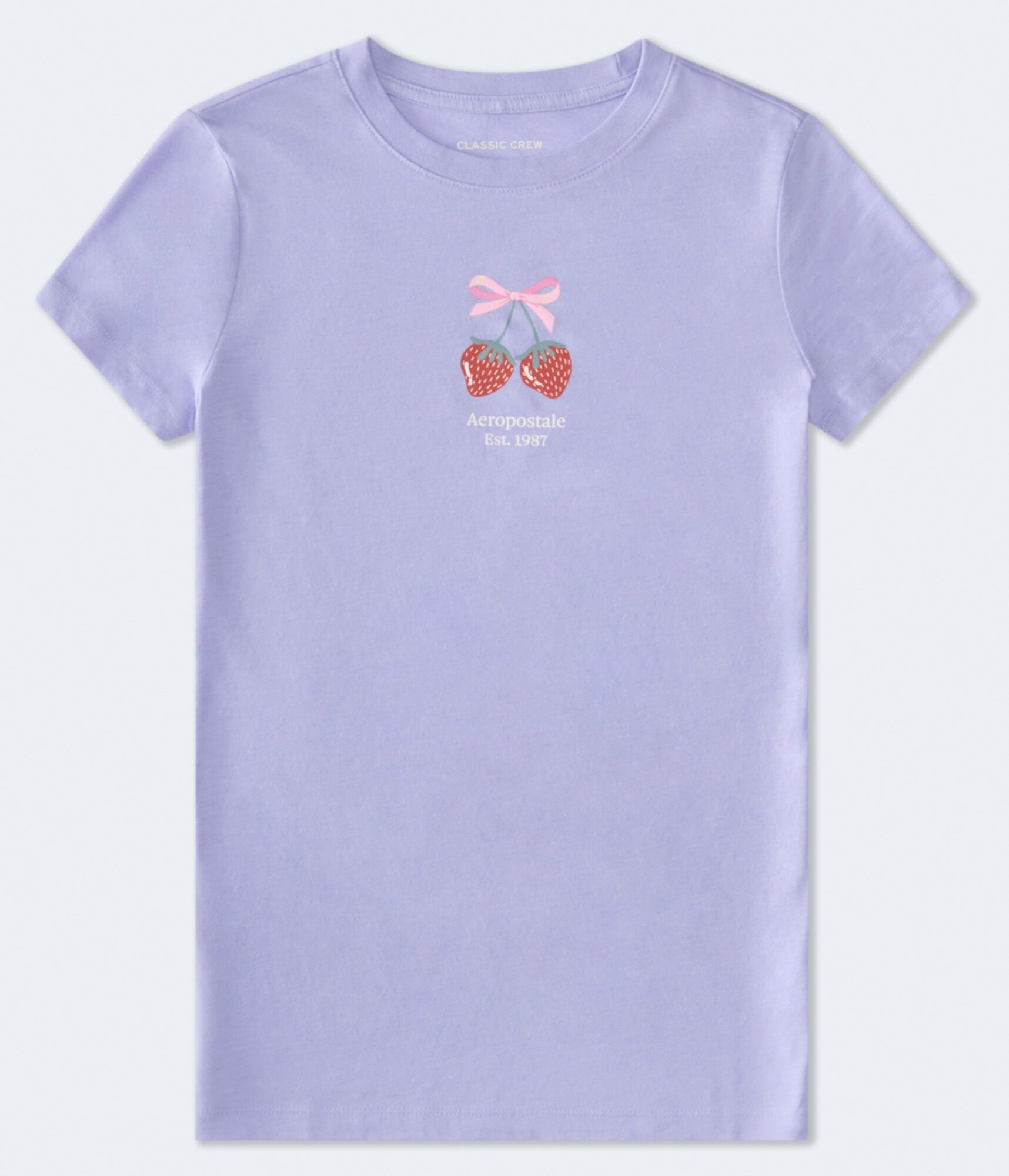 Aeropostale Strawberry Bow Graphic Tee