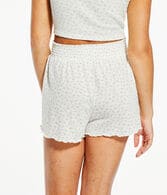 Floral High-Rise Smocked Sleep Shorts