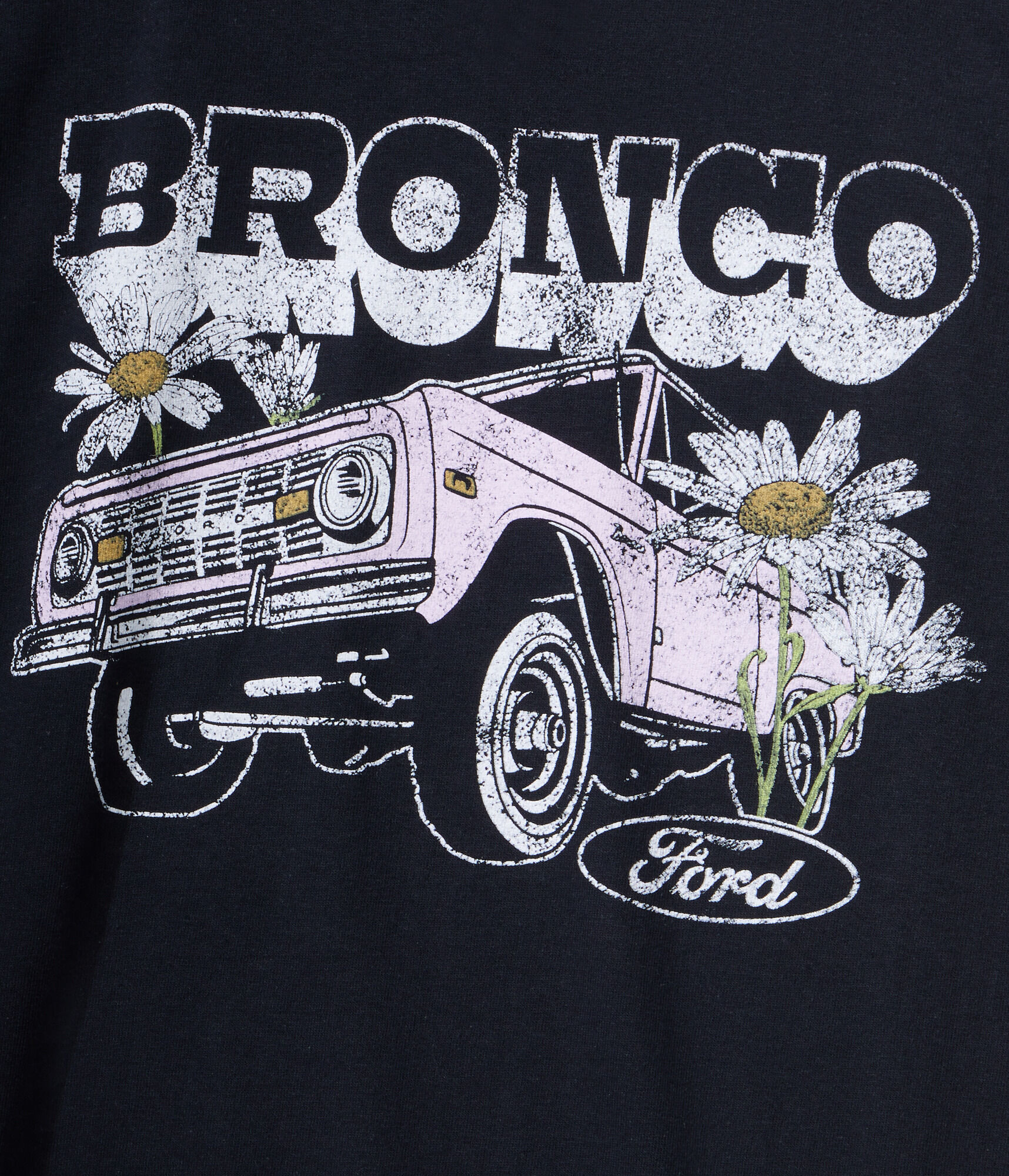 Ford Bronco Daisies Graphic Tee