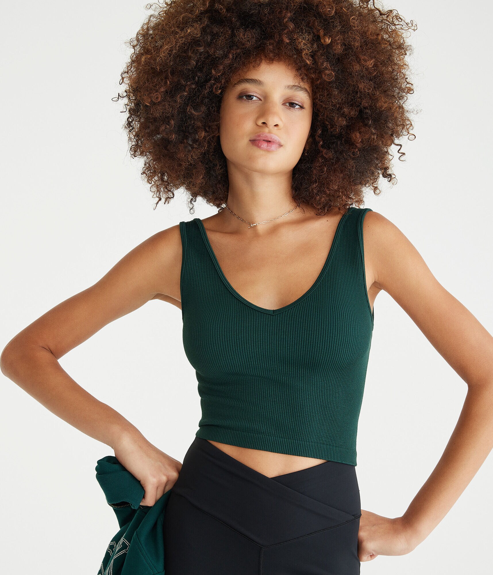 Wear 3 Ways Seamless Convertible Cropped Tank